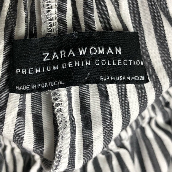 Zara off the shoulder striped tunic dress - Picture 2 of 12